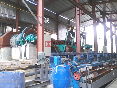 內(nèi)蒙古包頭金礦浮選現(xiàn)場(chǎng)